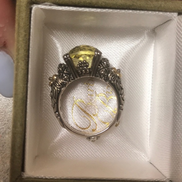 Barbara Bixby Lemon Citrine Ring 18K Gold - Picture 4 of 8